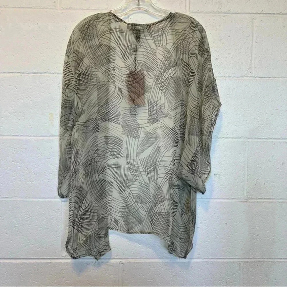 Winter Kate Ginger Silk Chiffon Kimono-Size XS-NWT - Picture 2 of 6